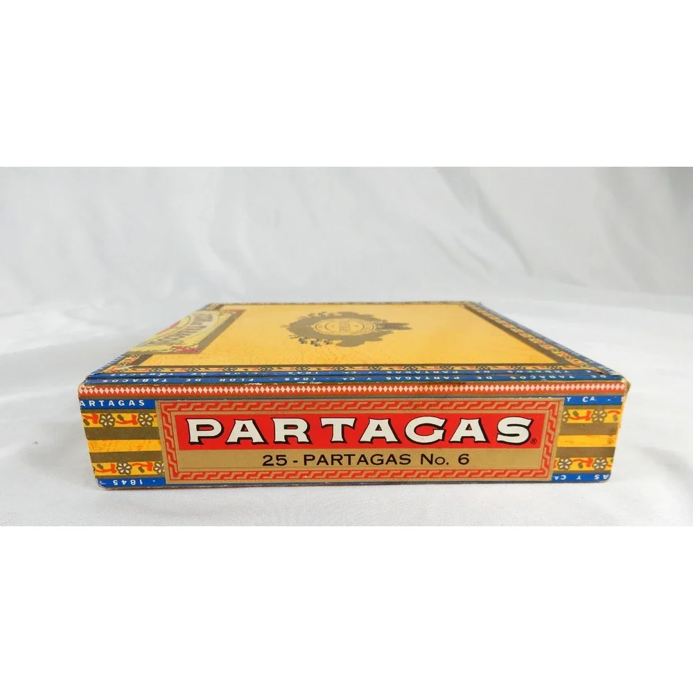 Partagas Flor de Tabacos 1845 No. 6 Cigar Box Dominican Republic Cifuentes
